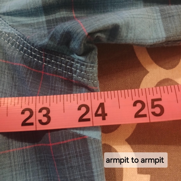 Ariat Rebar Women's Blue  Plaid Button Up Shirt With Tab Sleeves Size XXL - Picture 6 of 10